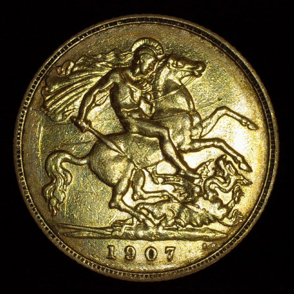 Edward VII. Half sovereign. 1907