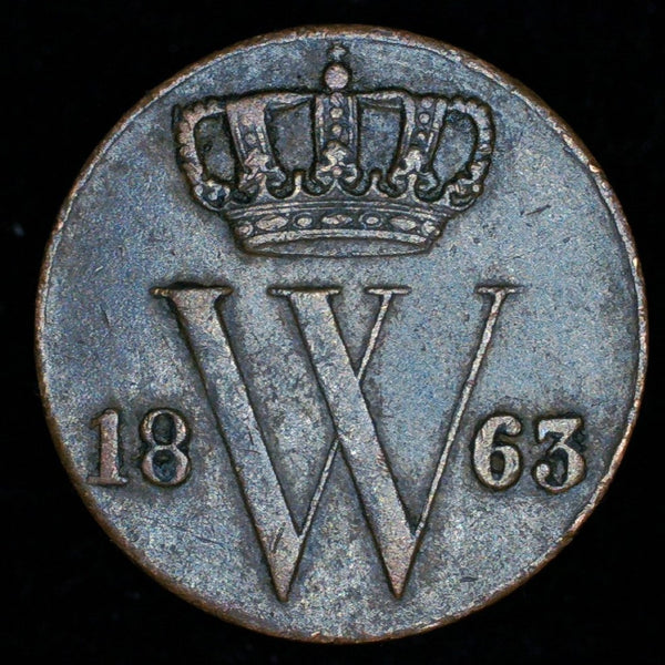 Netherlands. Half Cent. 1863