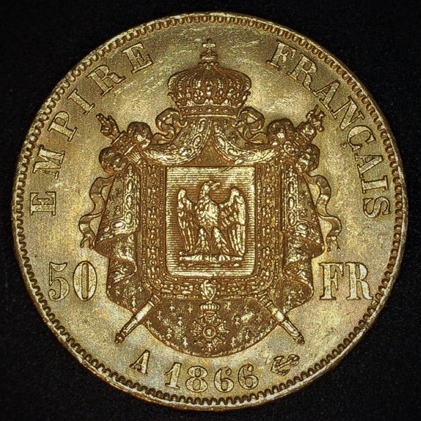 France. 50 Francs. 1866 A