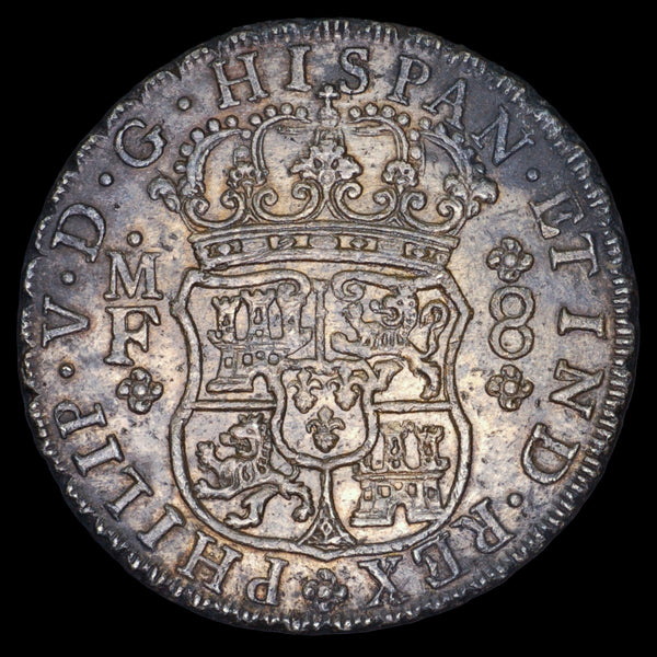 Mexico (Spanish) . 8 Reales. 1740. Shipwreck treasure