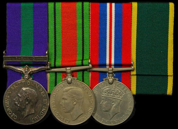 **RESERVED**General Service Medal.  Iraq clasp, group of 3. Collins. R.A.
