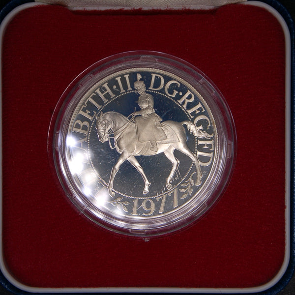 Royal Mint. Silver proof Jubilee Crown. 1977.