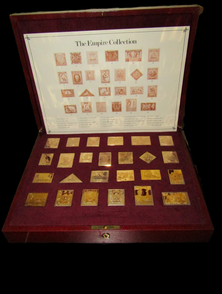 The Empire Collection. Silver gilt ingot set.