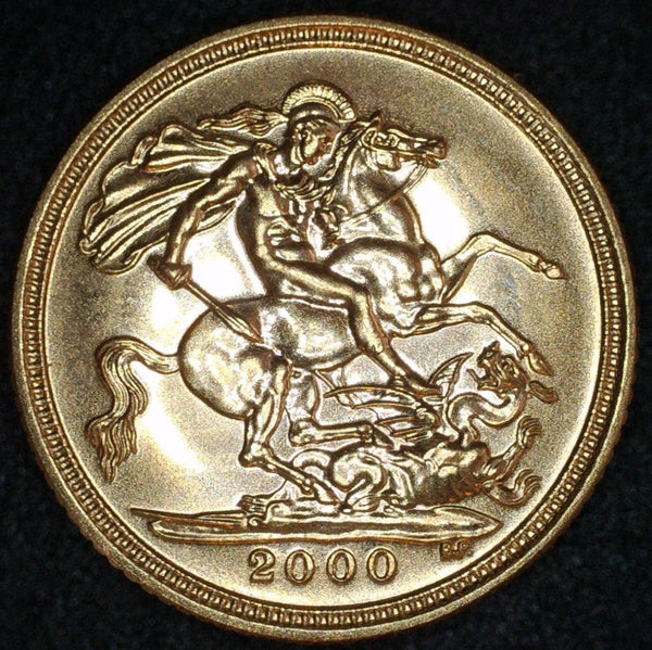 Elizabeth II. Half Sovereign. 2000