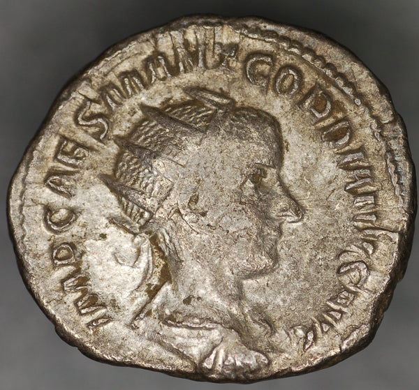 Gordian III. Antoninianus. Providentia standing reverse