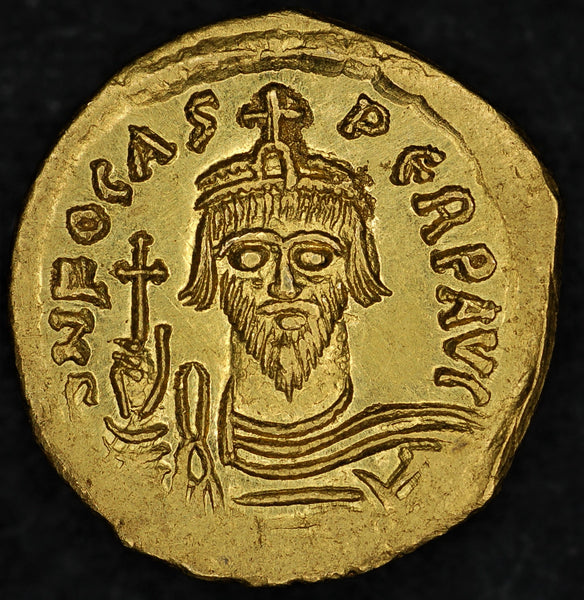 Phocas. Byzantium, AV Solidus, (602-610),