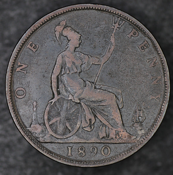 Victoria. Penny. 1890