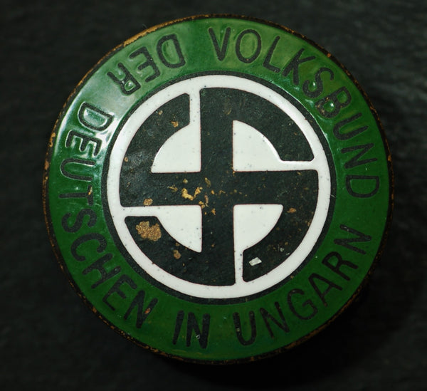 Reproduction German Third Reich Volksbund, Der Deutschen in Ungarn Badge