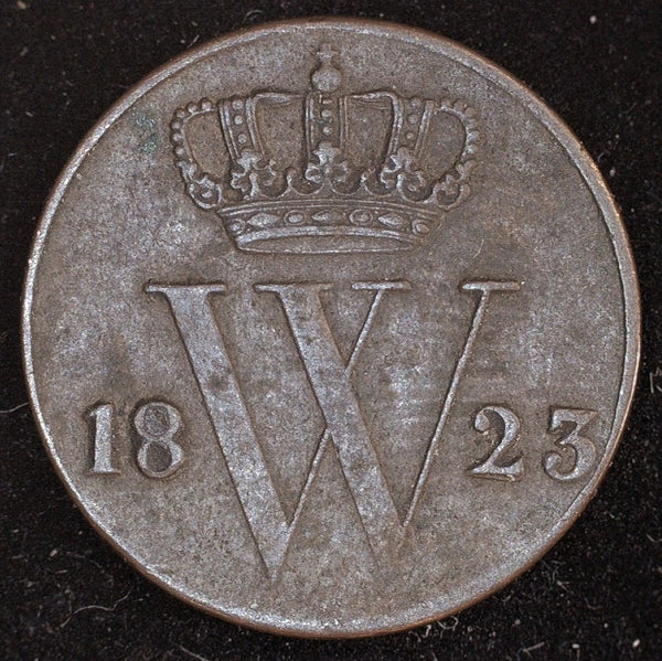 Netherlands. 1/2 cent. 1823