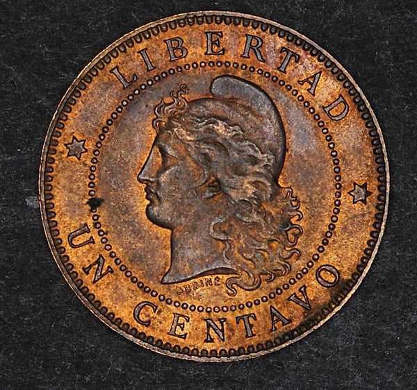 Argentina. One centavo. 1891