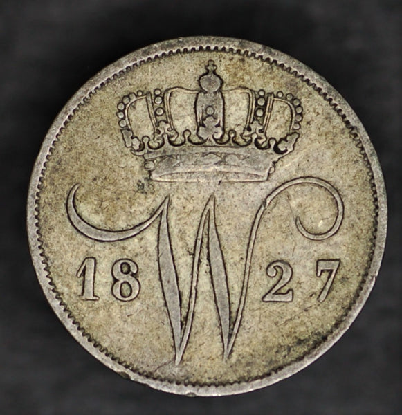 Netherlands. 10 Cents. 1827B