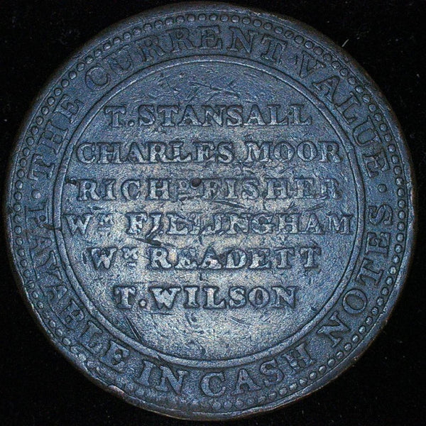 Newark. One Penny token. 1811