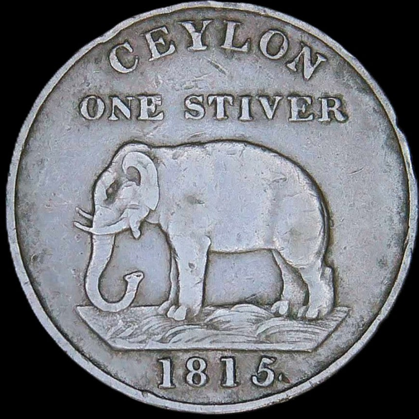 Ceylon. One Stiver. 1815