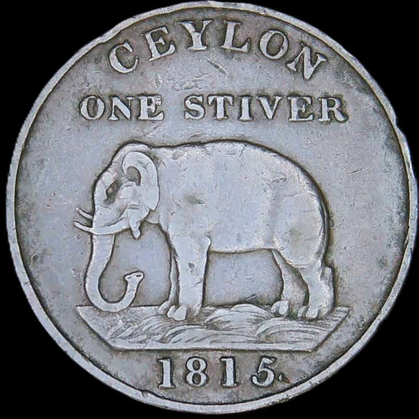 Ceylon. One Stiver. 1815