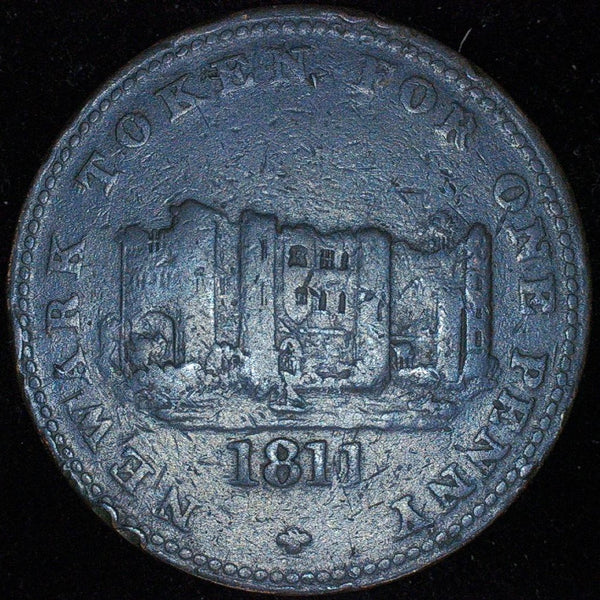 Newark. One Penny token. 1811