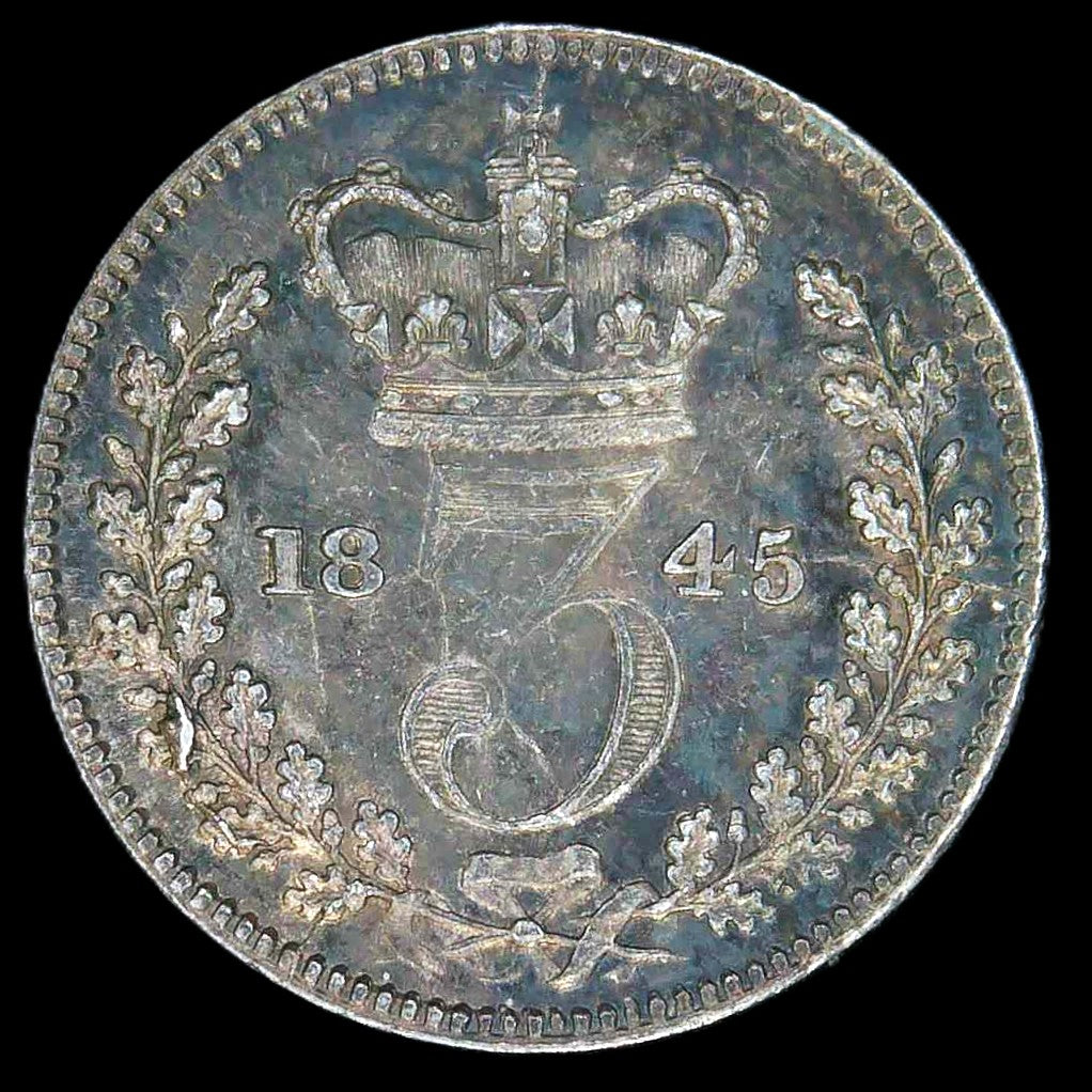 Victoria. Threepence. 1845.