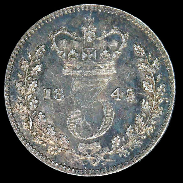 Victoria. Threepence. 1845.