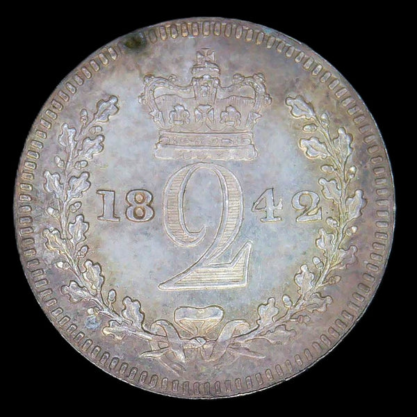 Victoria. Maundy Twopence. 1842