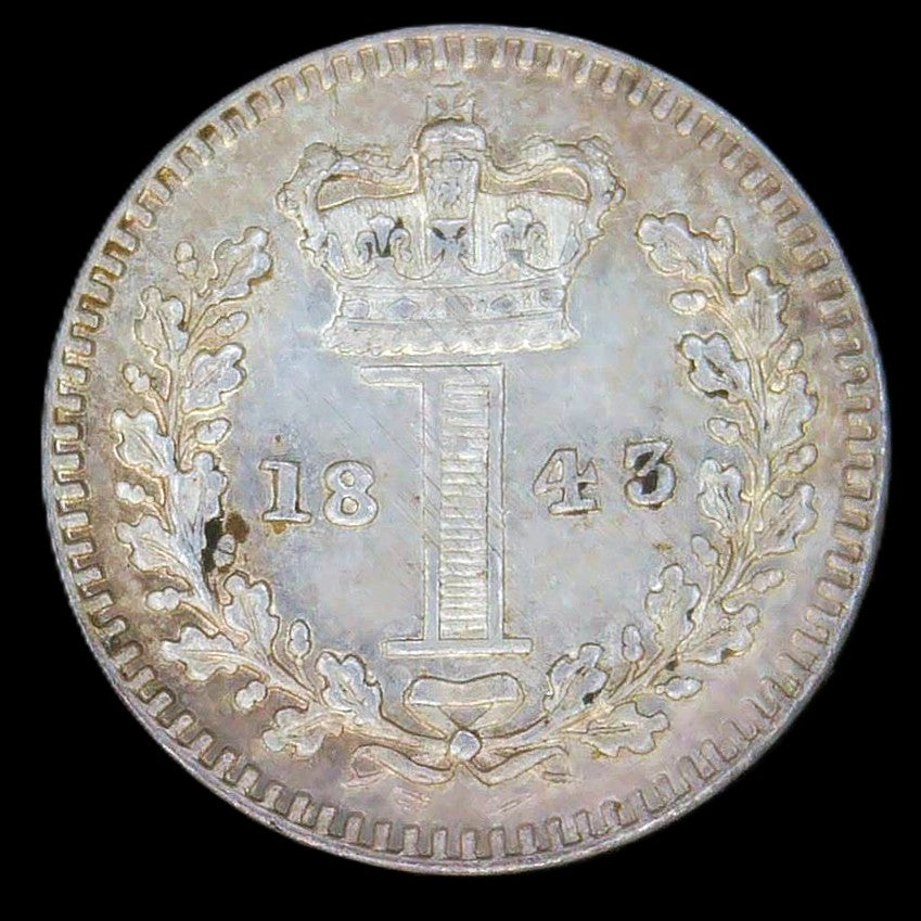 Victoria. Maundy Penny. 1843.