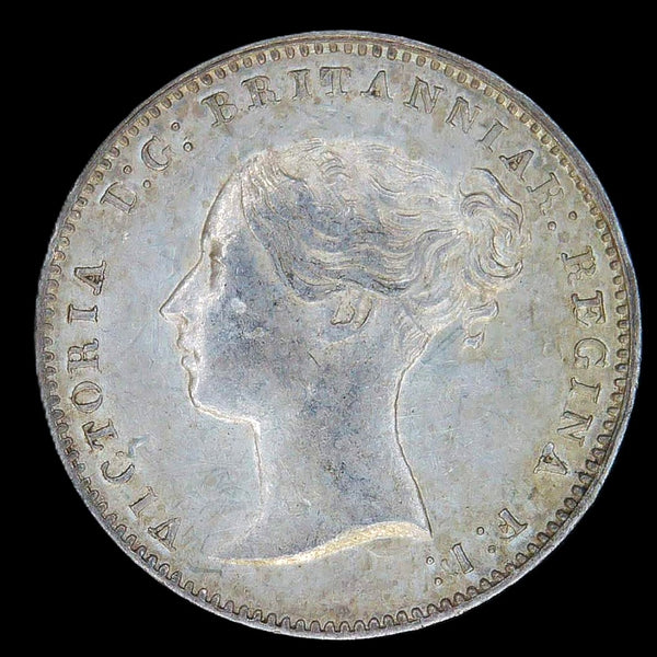 Victoria. Threepence. 1863.