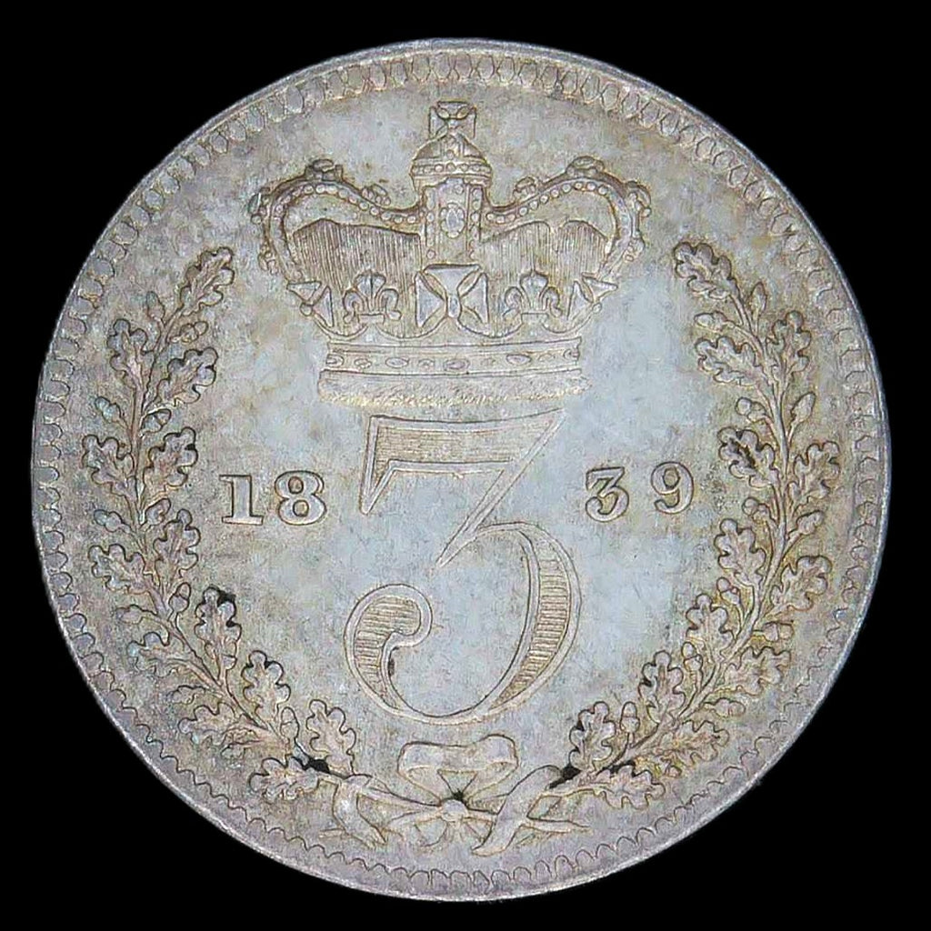 Victoria. Maundy Threepence. 1839.