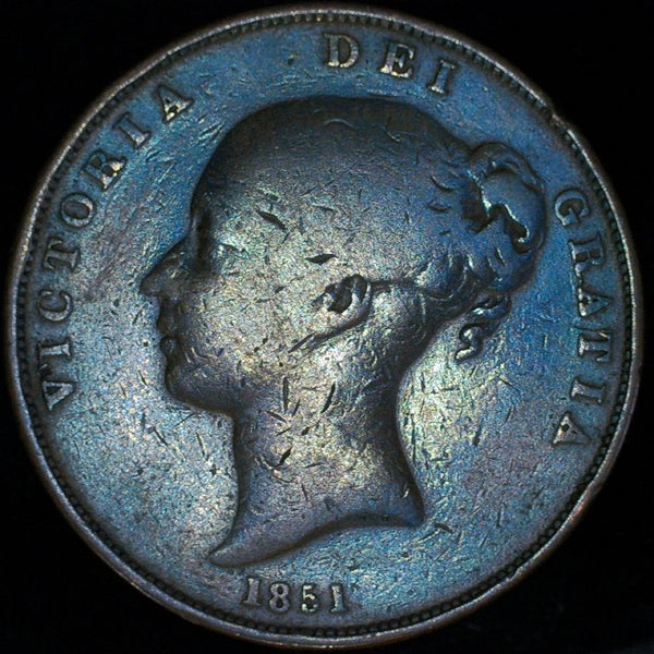 Victoria. Penny. 1851