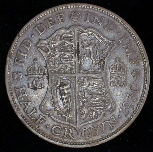George V. Half crown. 1930. Key date