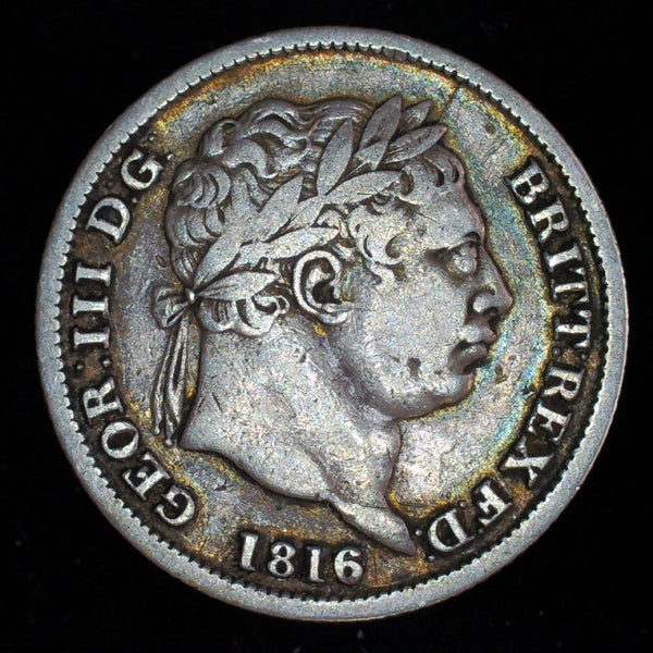 George III. Shilling. 1816. A selection.