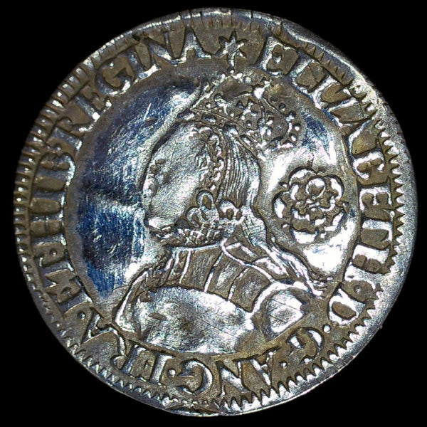 Elizabeth I. Sixpence. 1562