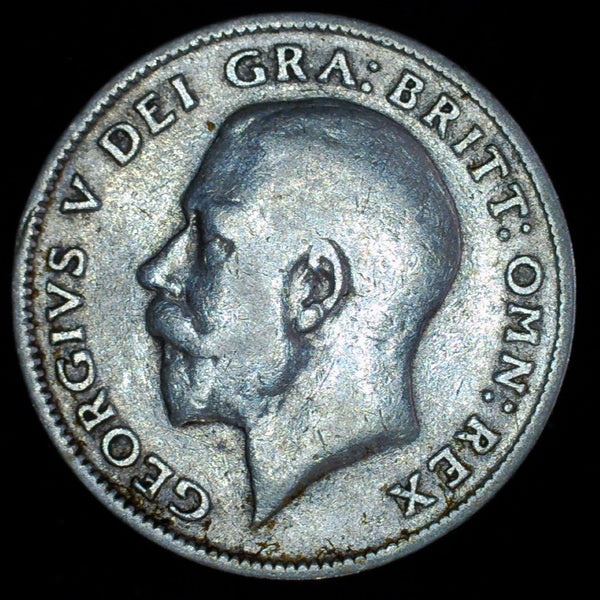 George V. Sixpence. 1919. A selection
