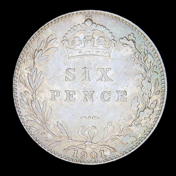 Victoria. Sixpence. 1901. A selection.