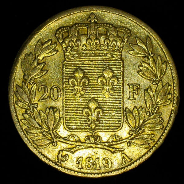 France. 20 Francs. 1819 A