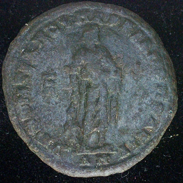 Macrinus and Diadumenian. AE28mm. AD217-218.