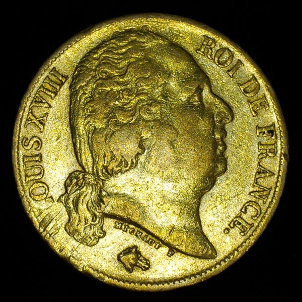 France. 20 Francs. 1819 A