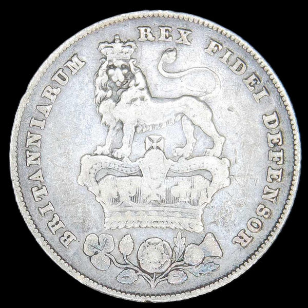 George IV. Shilling. 1826/2 overdate.