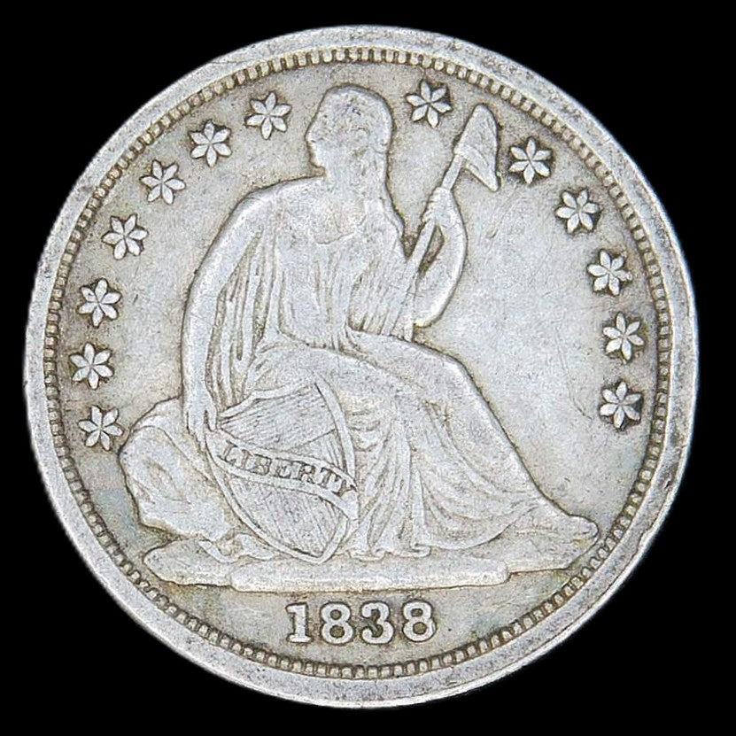 USA. 10 Cents. 1838