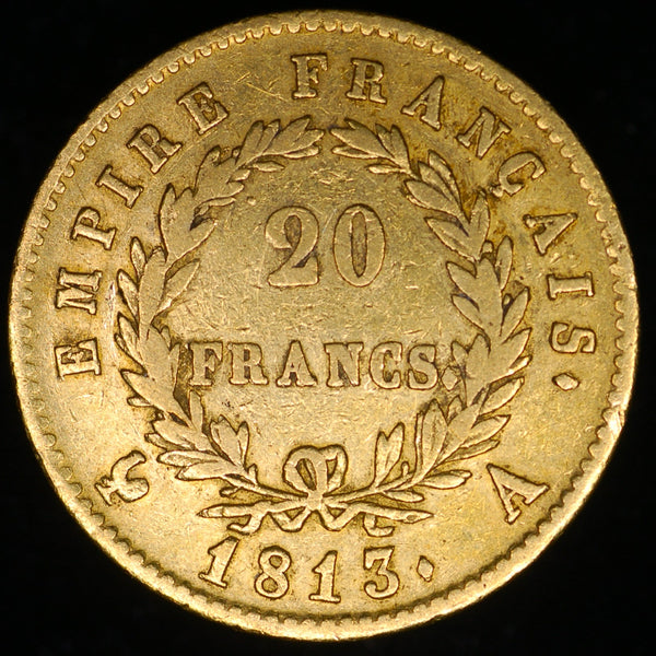 France. 20 Francs. 1813 A