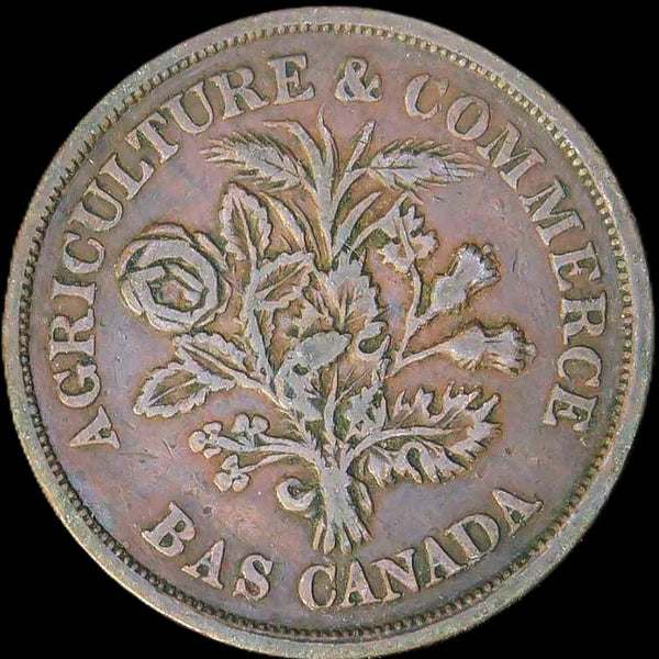 Canada. Montreal. Un Sou. Banque Du Peuple.