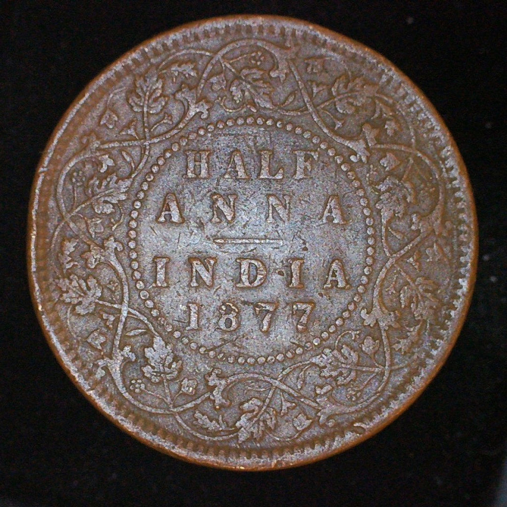 Half Anna Pattern India. Half Anna. 1877 – Coins4all