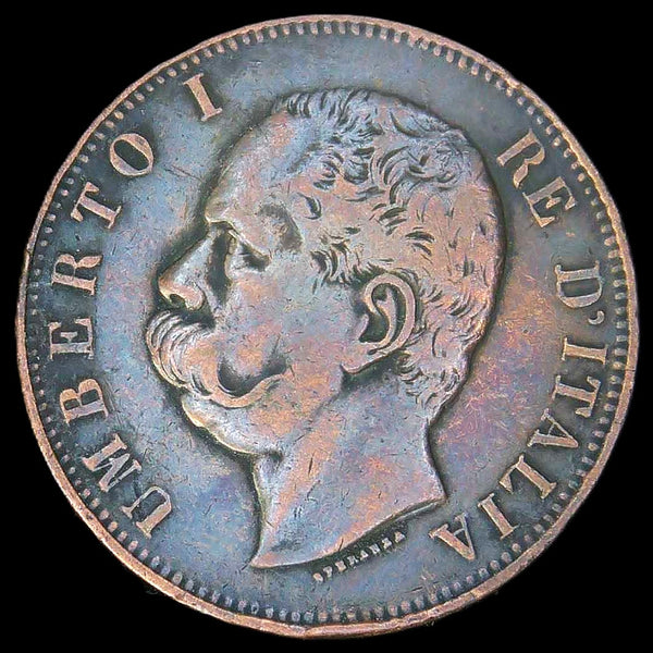 Italy. 10 Centisimi. 1893.