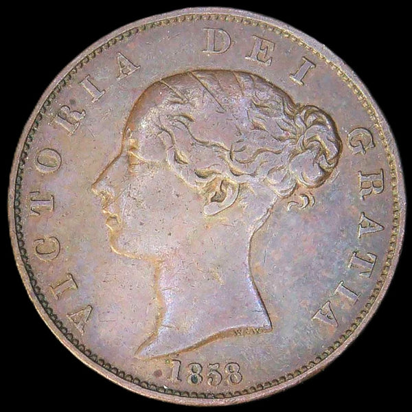 Victoria. Halfpenny. 1858. A selection