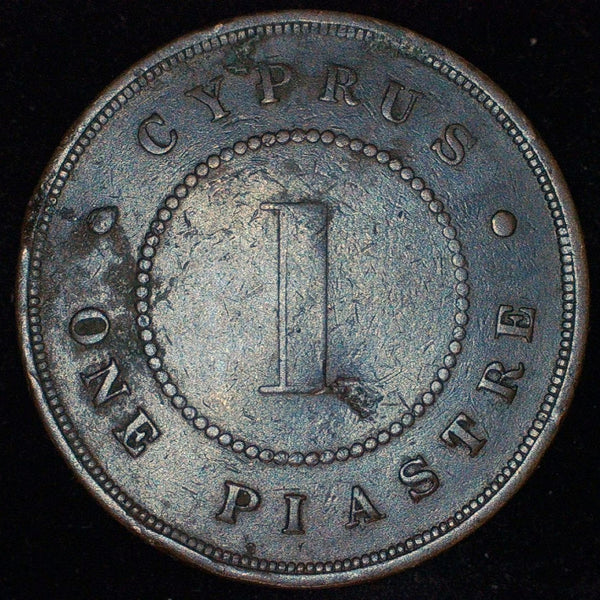 Cyprus. One Piastre. 1885