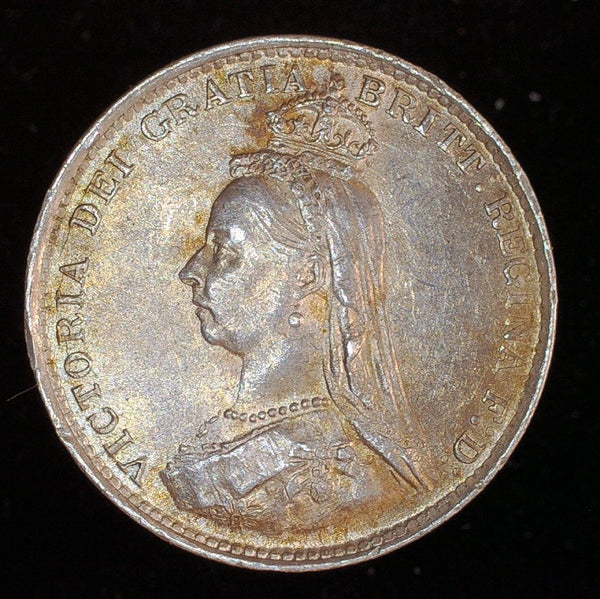 Victoria. Threepence. 1888