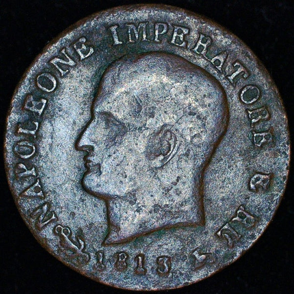 Italy. One Centesimo. 1813 V