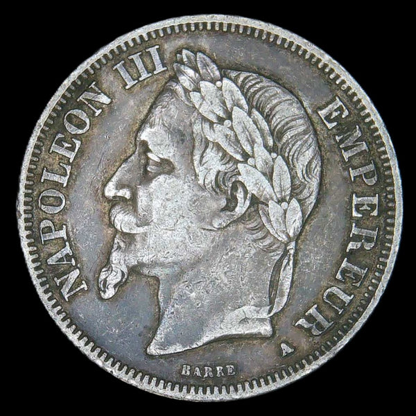 France. 2 Francs. 1868