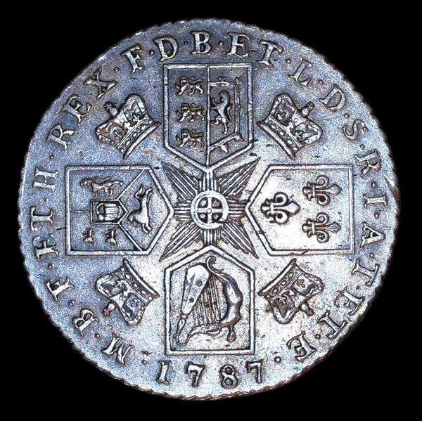 George III. Shilling. 1787. a selection