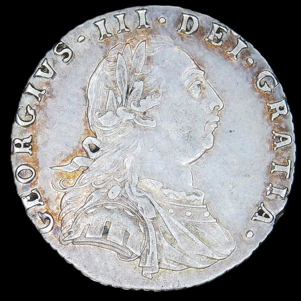 George III. Sixpence. 1787. A selection.