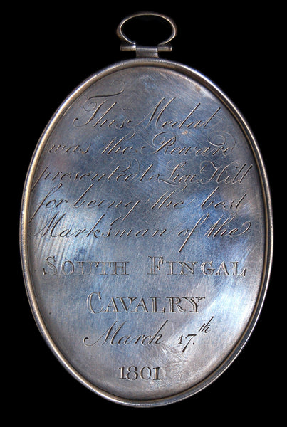 Regimental medal. Ireland.  South Fingal Cavalry. 1801.