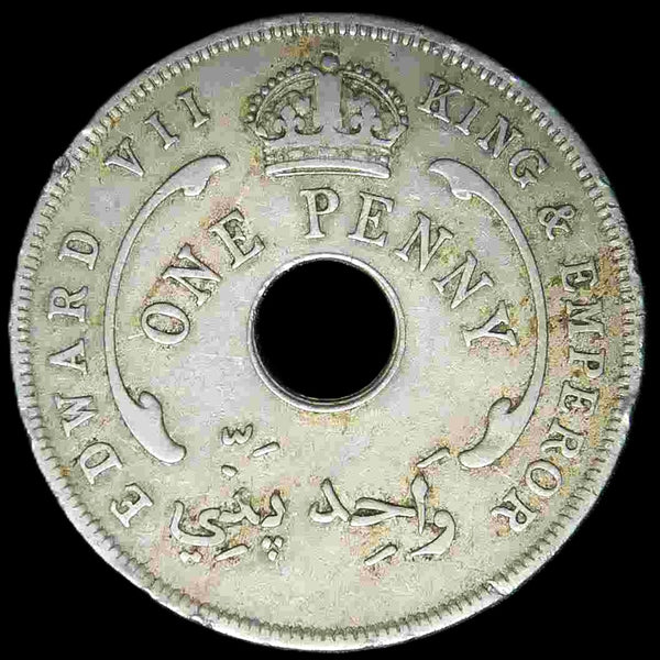 British West Africa. One Penny. 1908