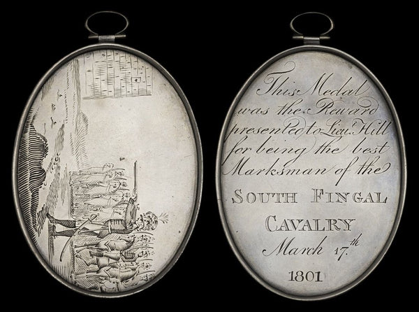 Regimental medal. Ireland.  South Fingal Cavalry. 1801.